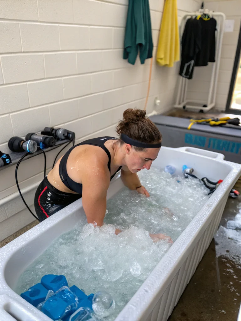 do ice baths burn fat