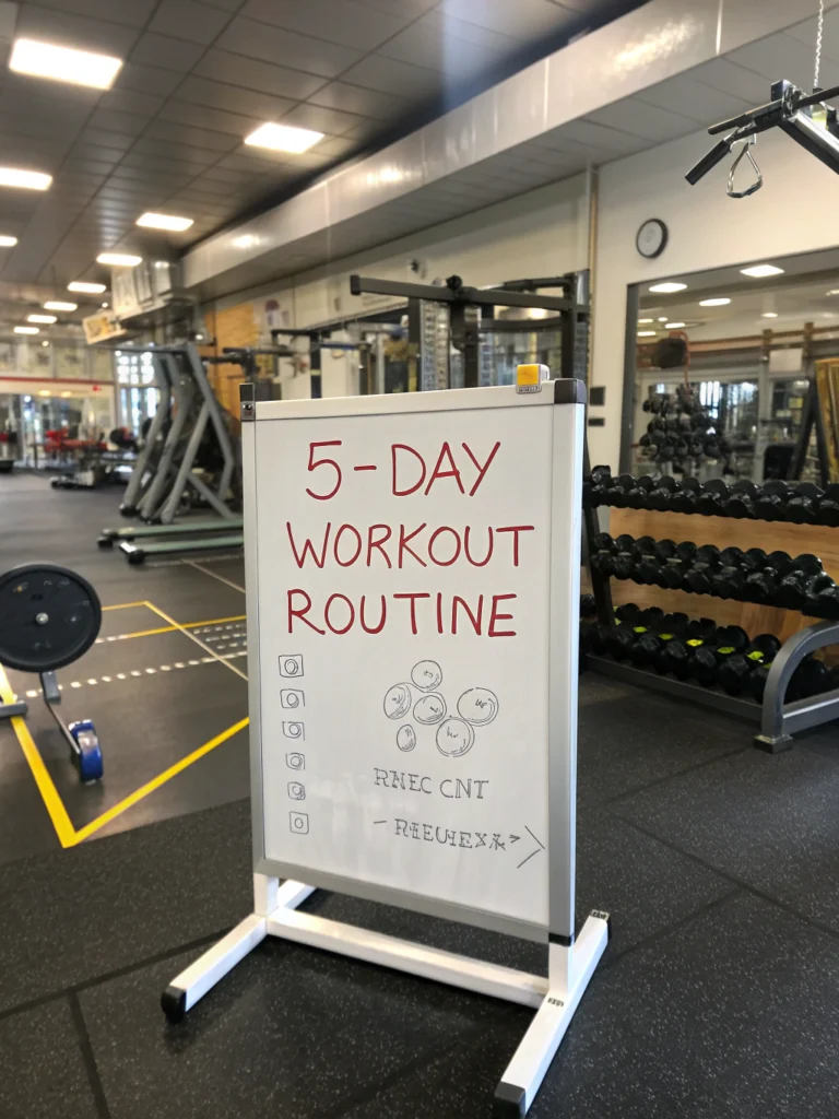 full body 5 day workout routine